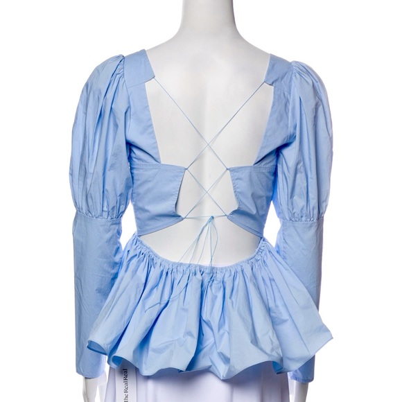 V-Neck Long Sleeve Blouse - Picture 3 of 3